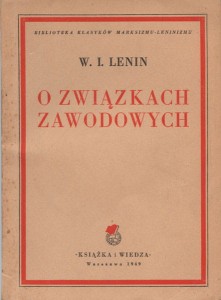 O związkach zawodowych - W.I. Lenin