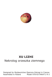 Nekrolog orzeszka ziemnego - Xu Lizhi