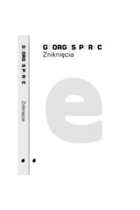  Zniknięcia - Perec Georges	