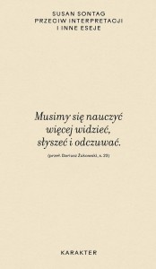  Przeciw interpretacji i inne eseje - Susan Sontag	