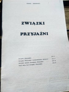 Związki przyjaźni - Edward Abramowski